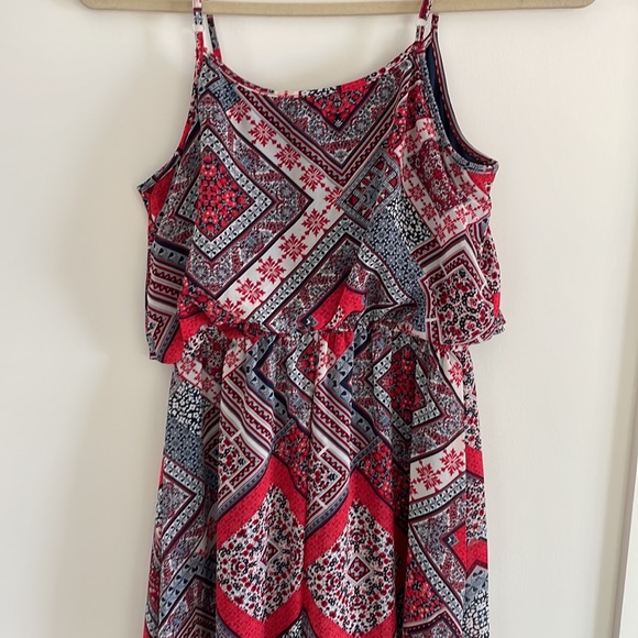Red Patchwork Maxi - Picture 2 of 3